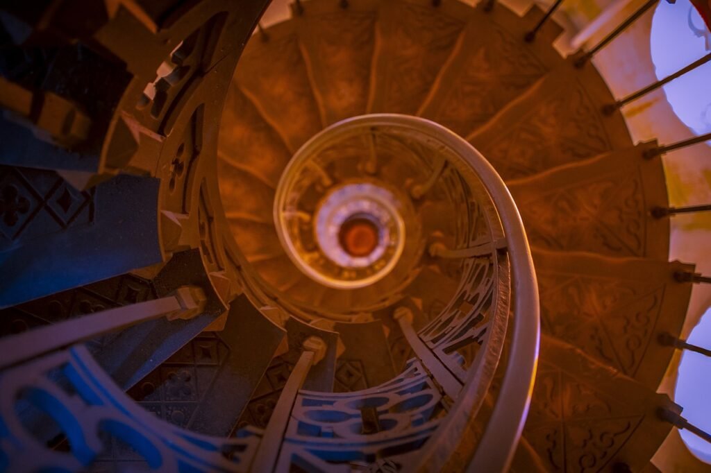 spiral staircase, tower, fairy tale-3447396.jpg